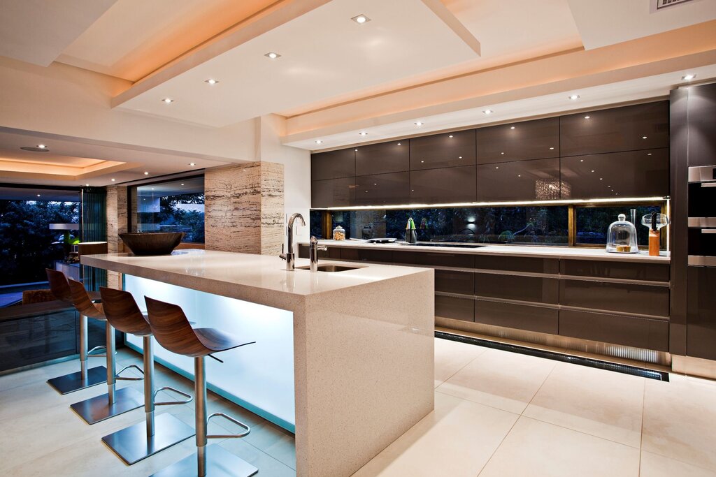 Modern kitchen with an island