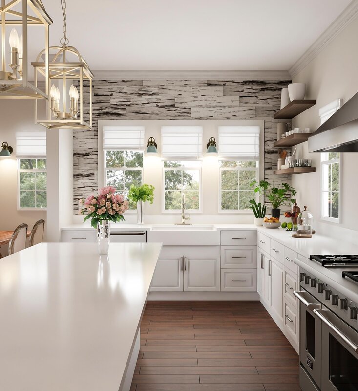 Modern kitchen in a private house