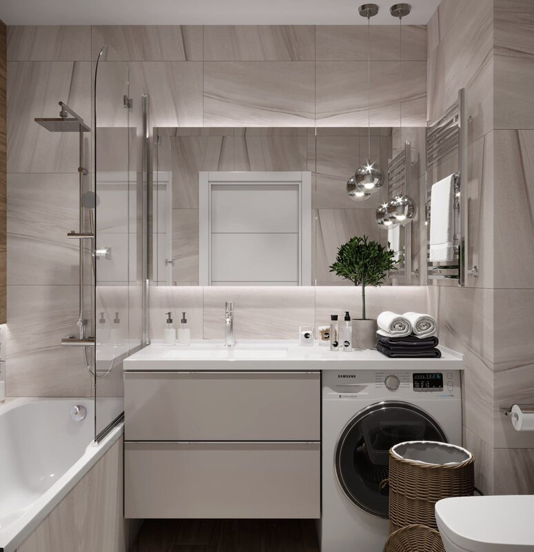 Modern small bathroom