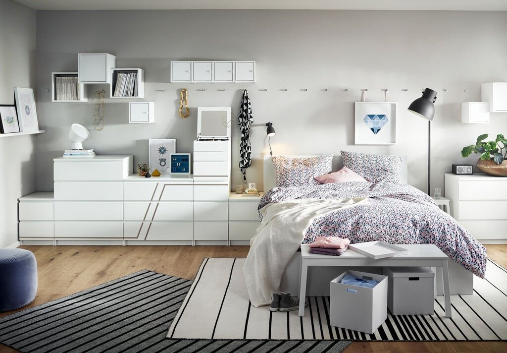 Modern IKEA bedroom