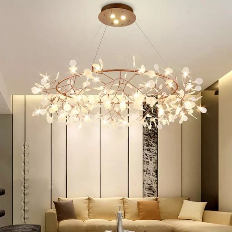 Modern crystal chandeliers for the living room