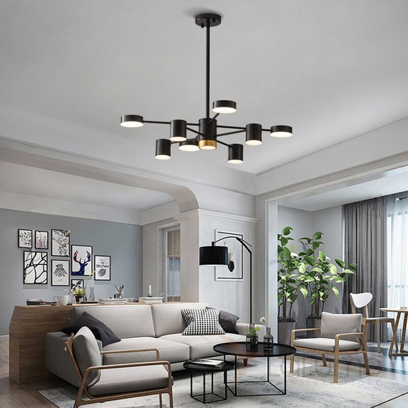 Modern chandeliers in Scandinavian style