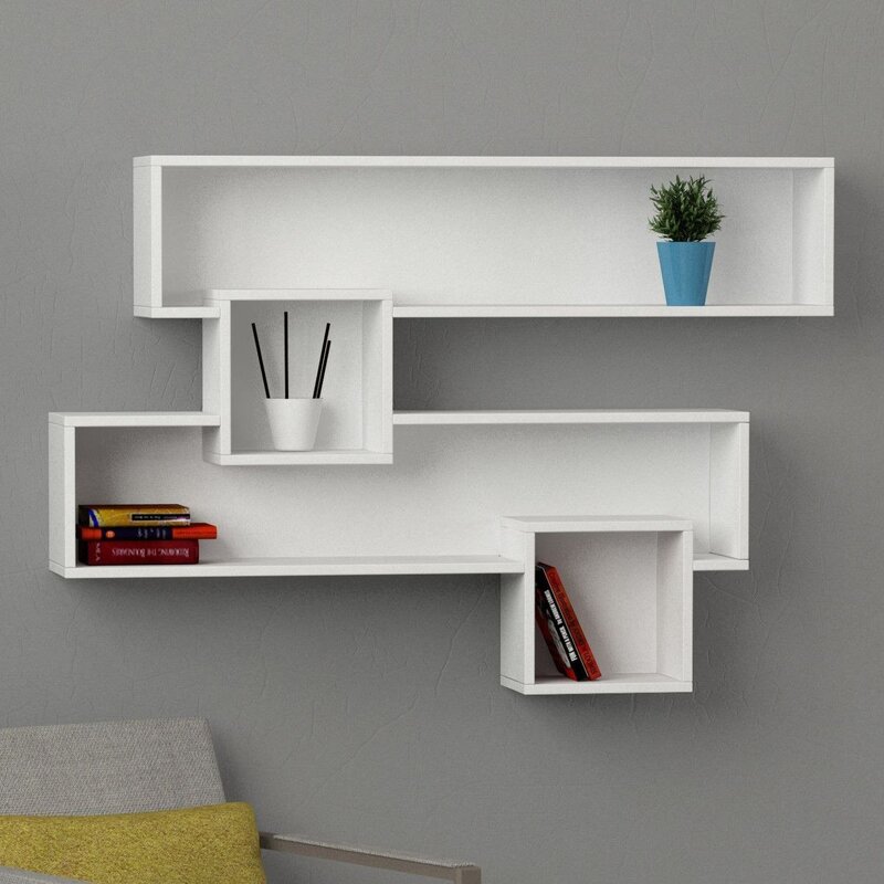 Modern wall shelves