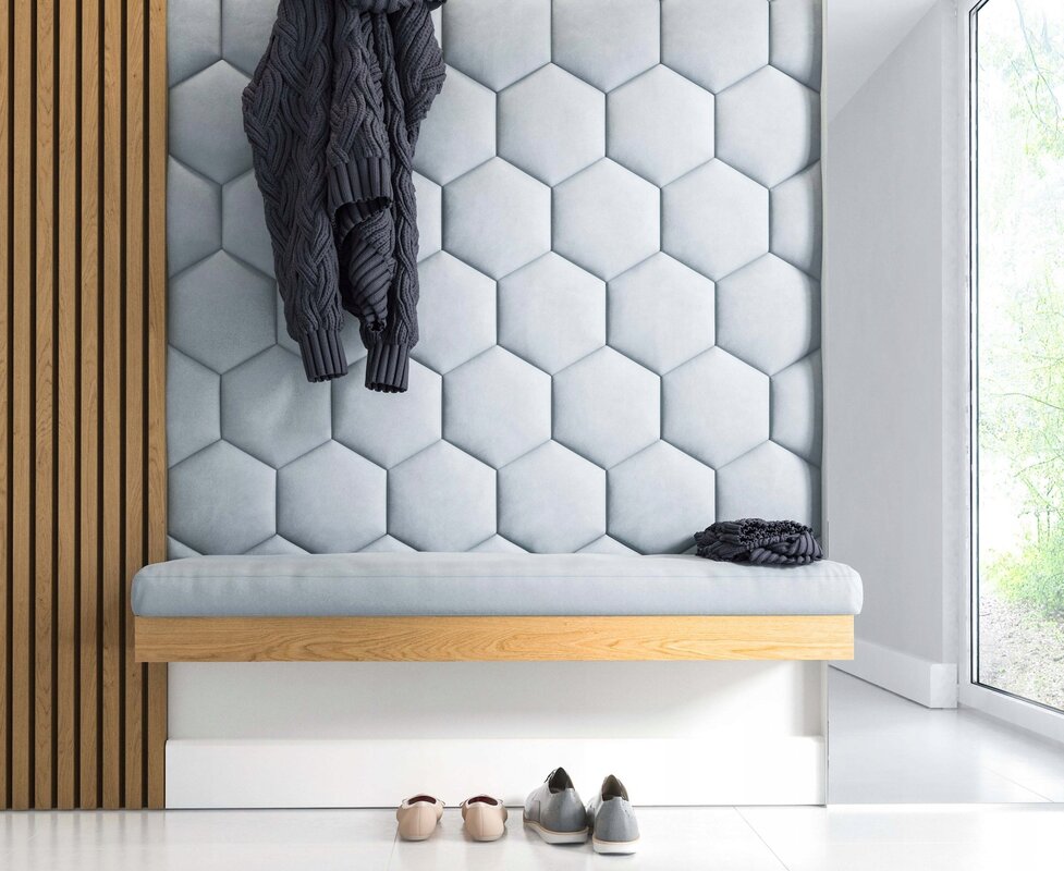 Modern entryways with soft panels