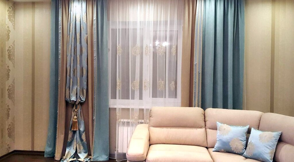 Modern curtains for the living room