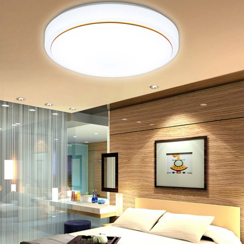 Modern LED ceiling lights for the living room 11 фото