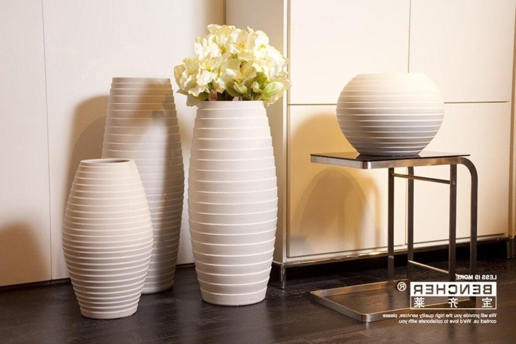 Modern vases for the interior