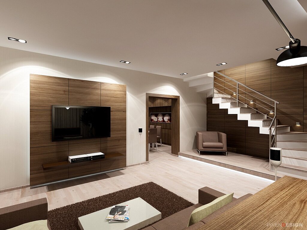 Modern interior of a private house