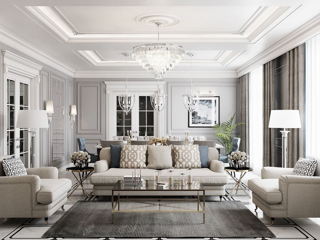 Modern classical style in interior design