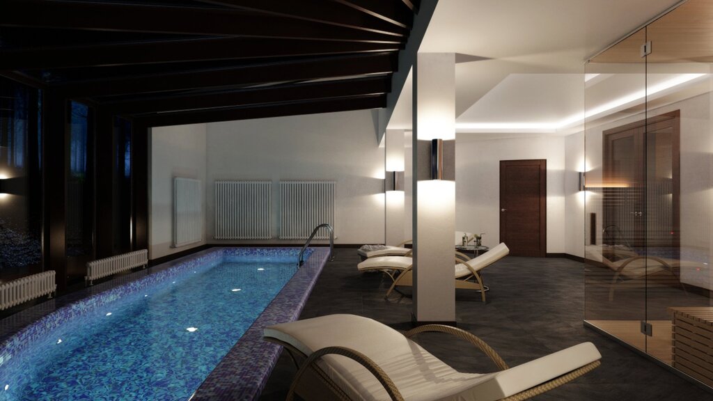 Spa area in a private house