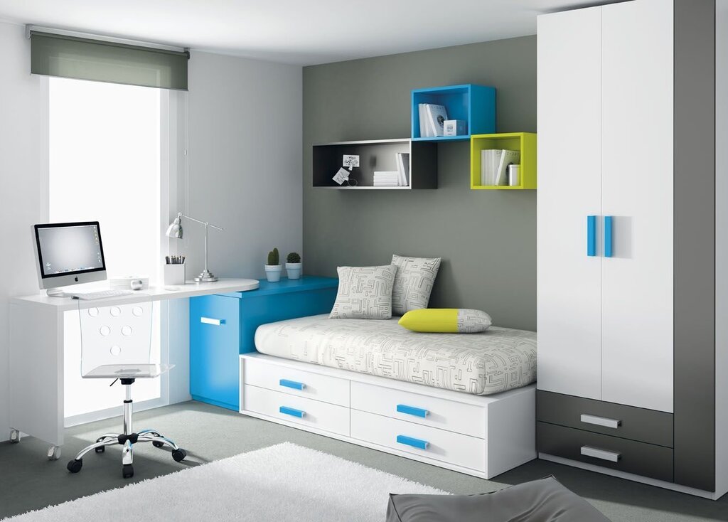 Bedroom set for a boy