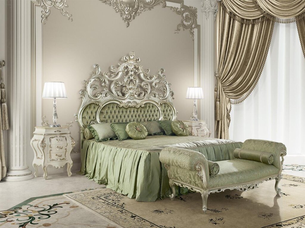 Baroque luxury bedroom 19 фото