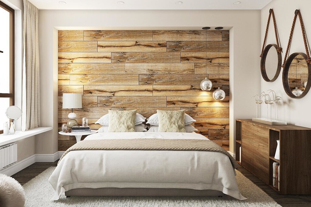 Eco-style bedroom