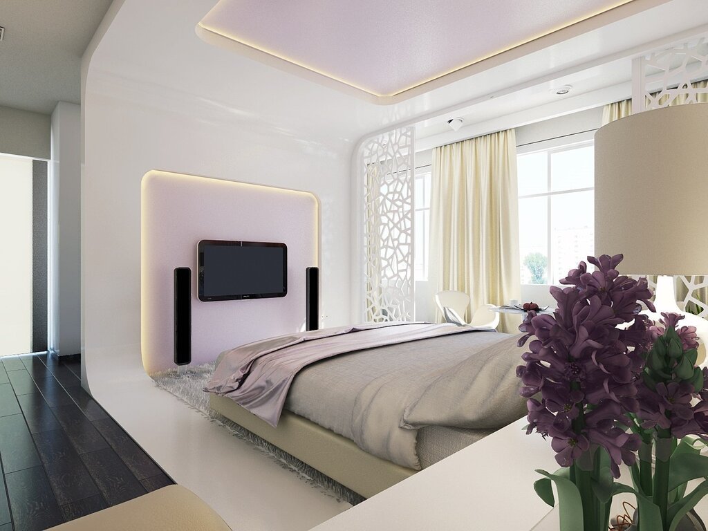 Bedroom combined with a balcony