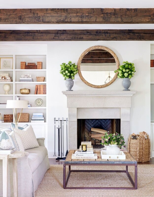 Bedroom with a fireplace