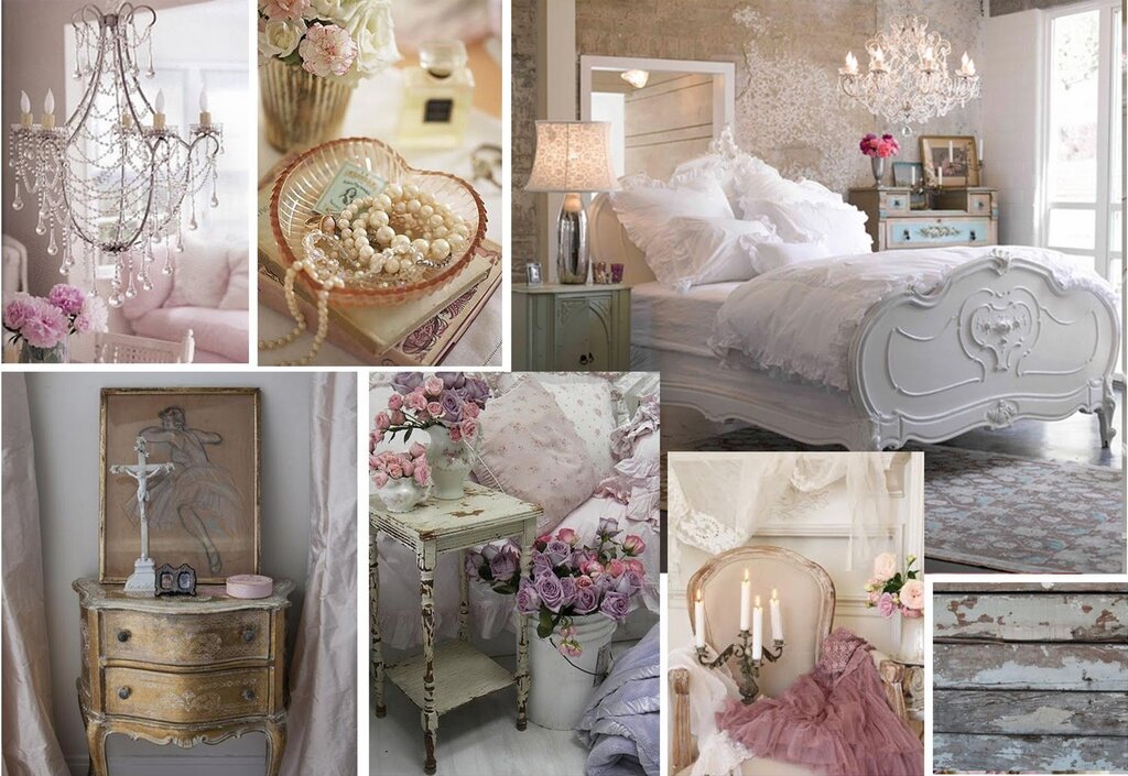 Shabby chic bedroom 22 фото