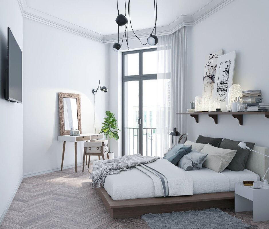 Scandinavian bedroom