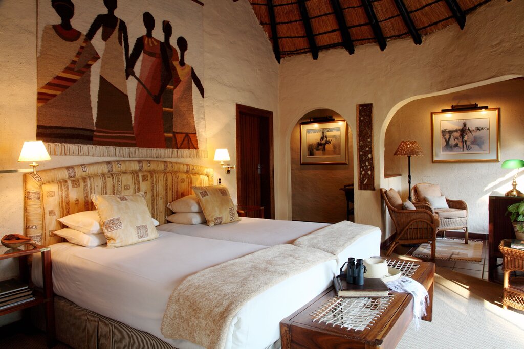 Bedroom in African style