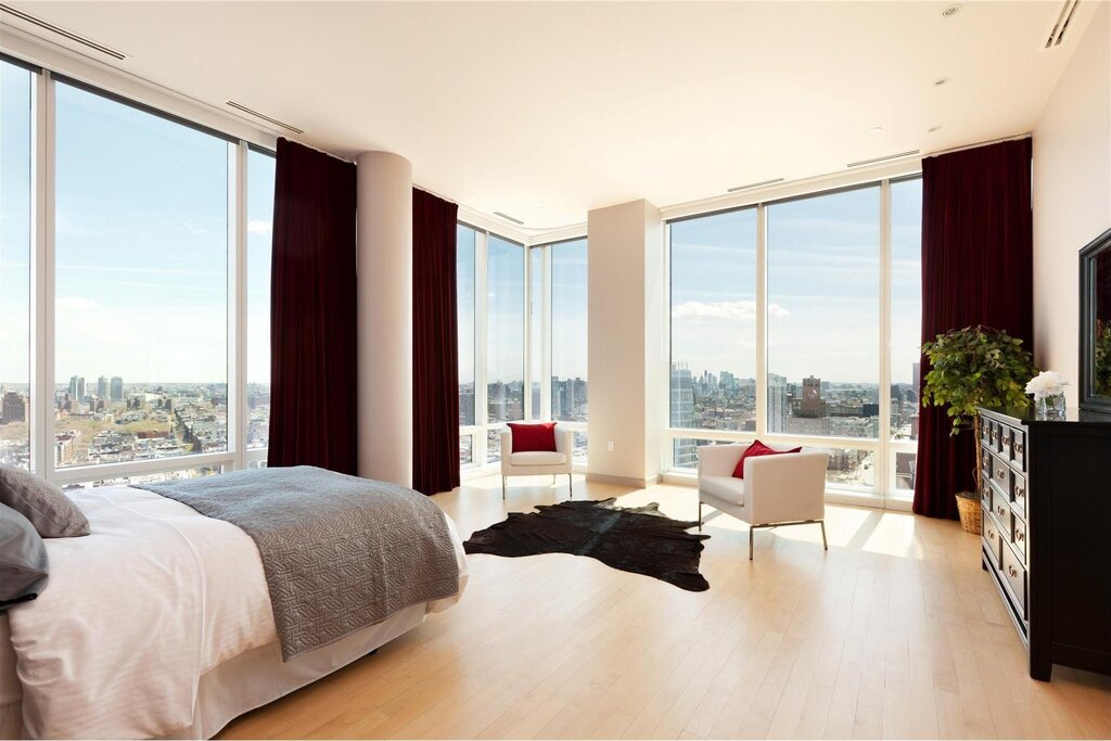 Bedroom in the penthouse