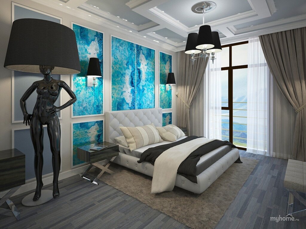 Fusion-style bedroom