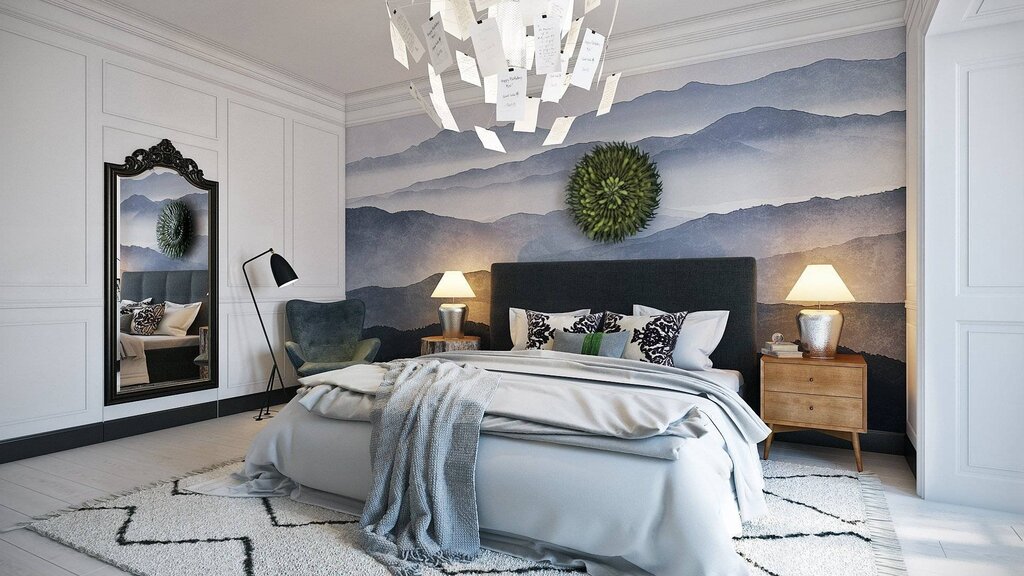 Bedroom in modern style