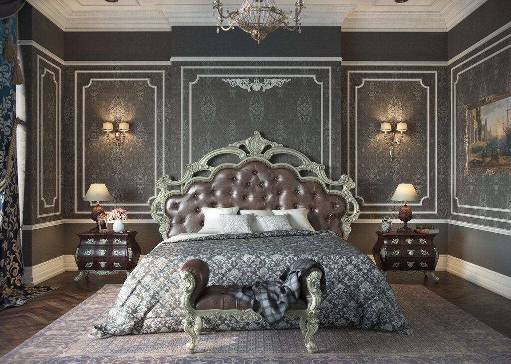 Rococo-style bedroom