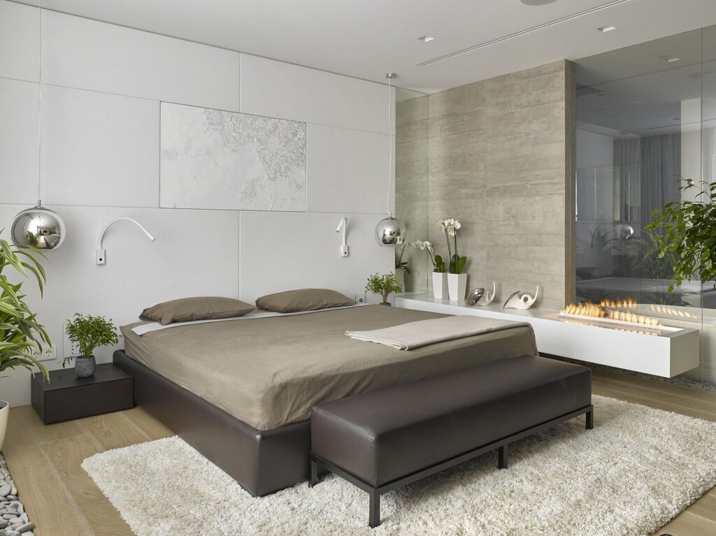 Bedroom in modern style