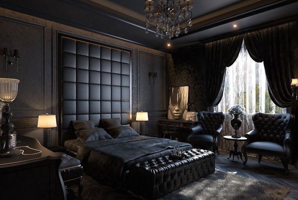 A bedroom in Victorian style