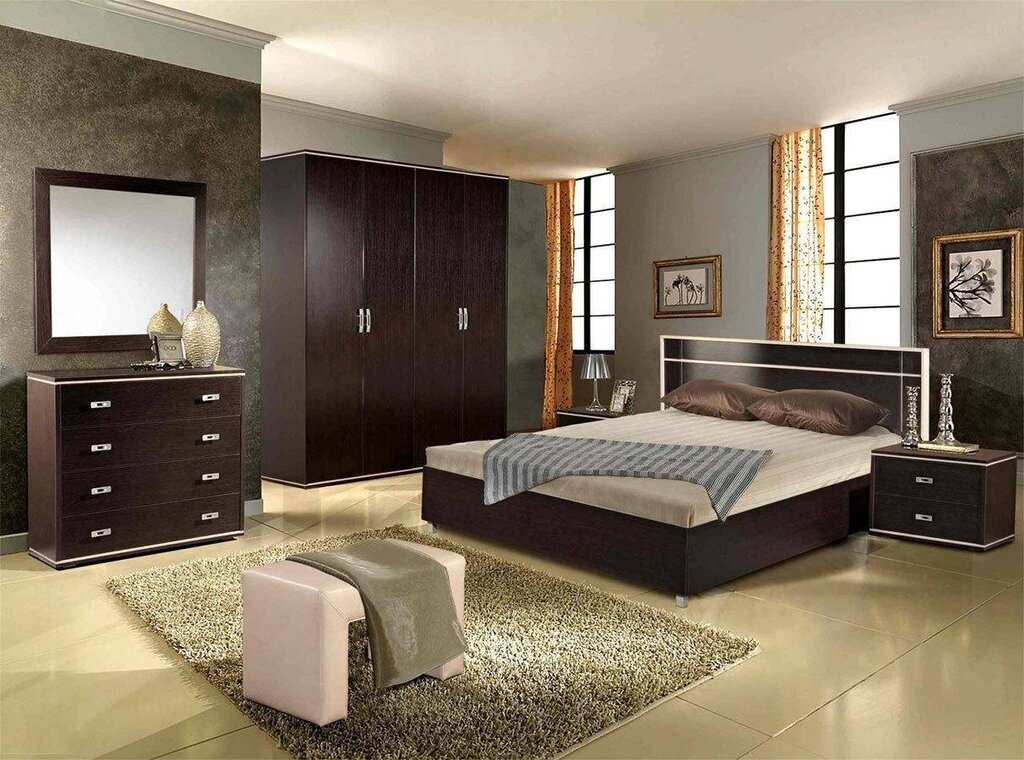 Wenge bedroom 41 фото