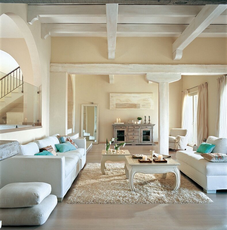 Mediterranean style in apartment interior