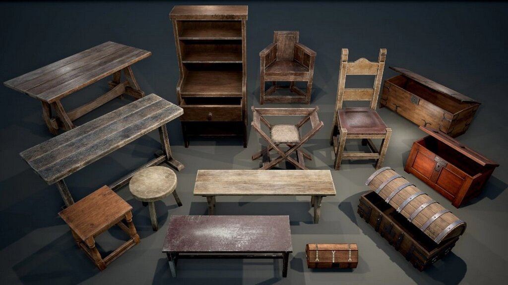 Medieval furniture