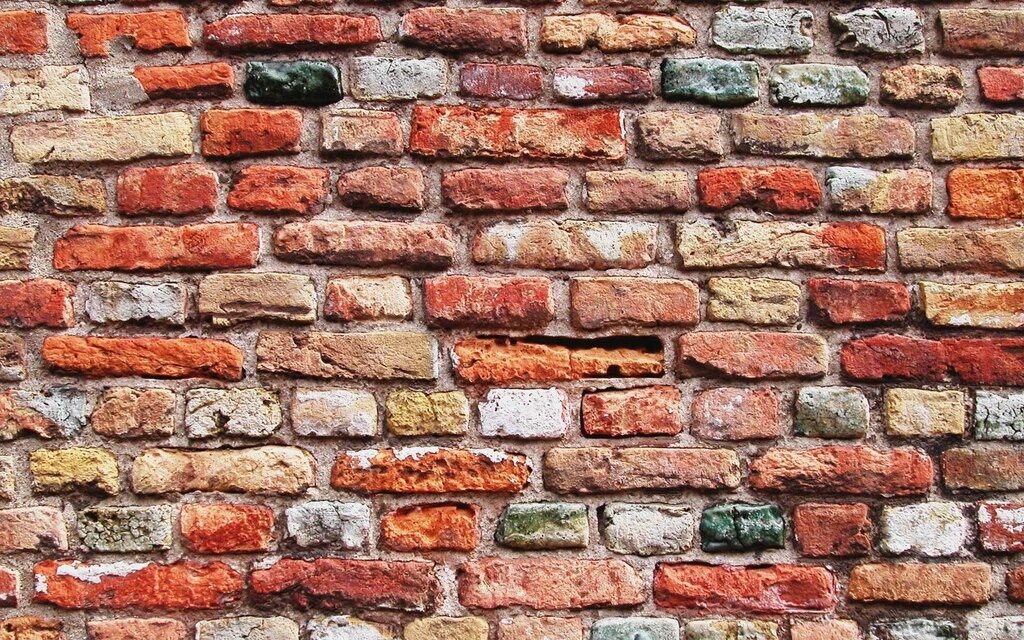 Old brick wall background