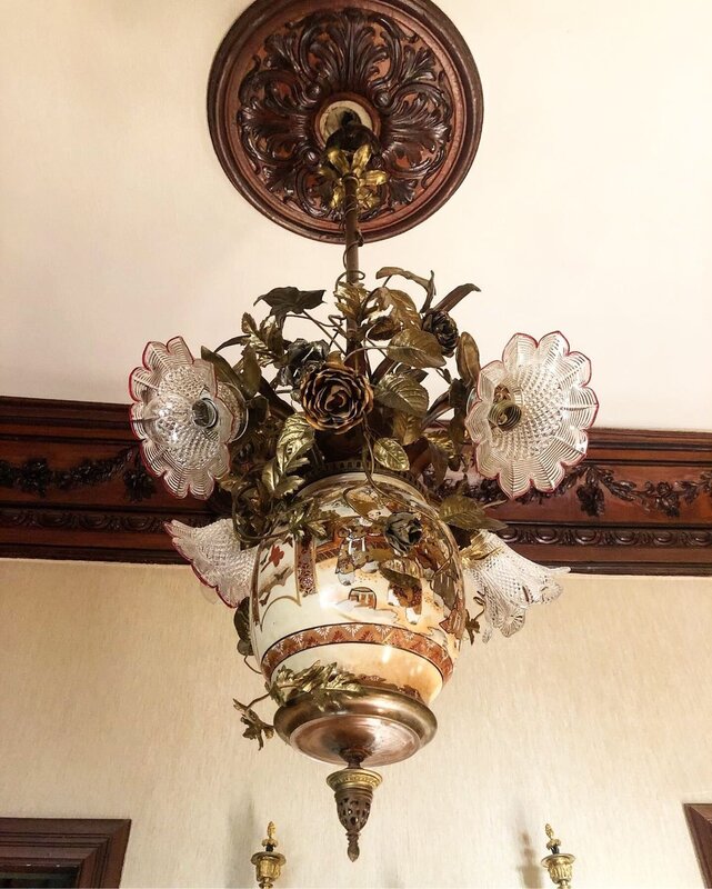 Antique chandeliers