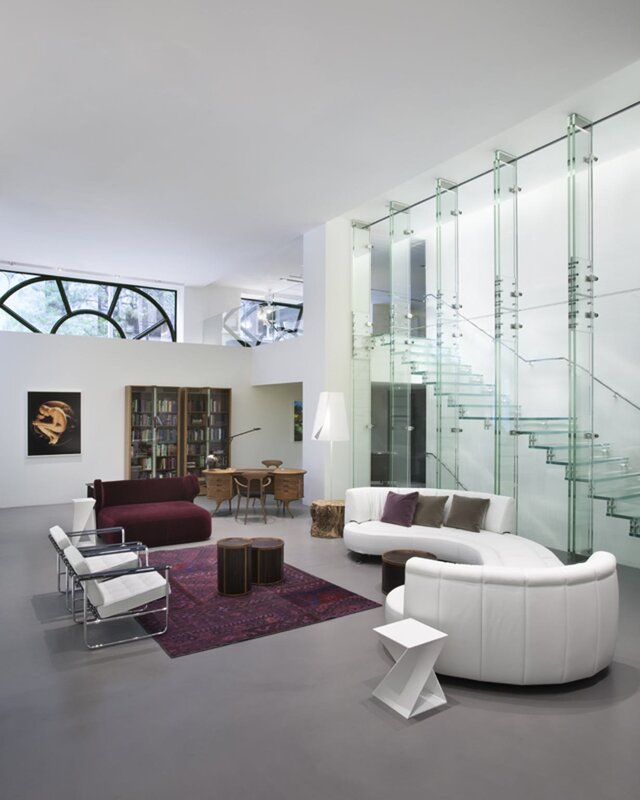 Glass in interior design