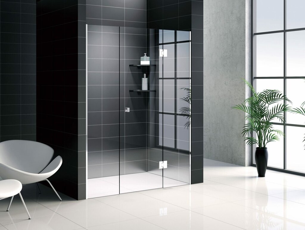 Glass shower doors