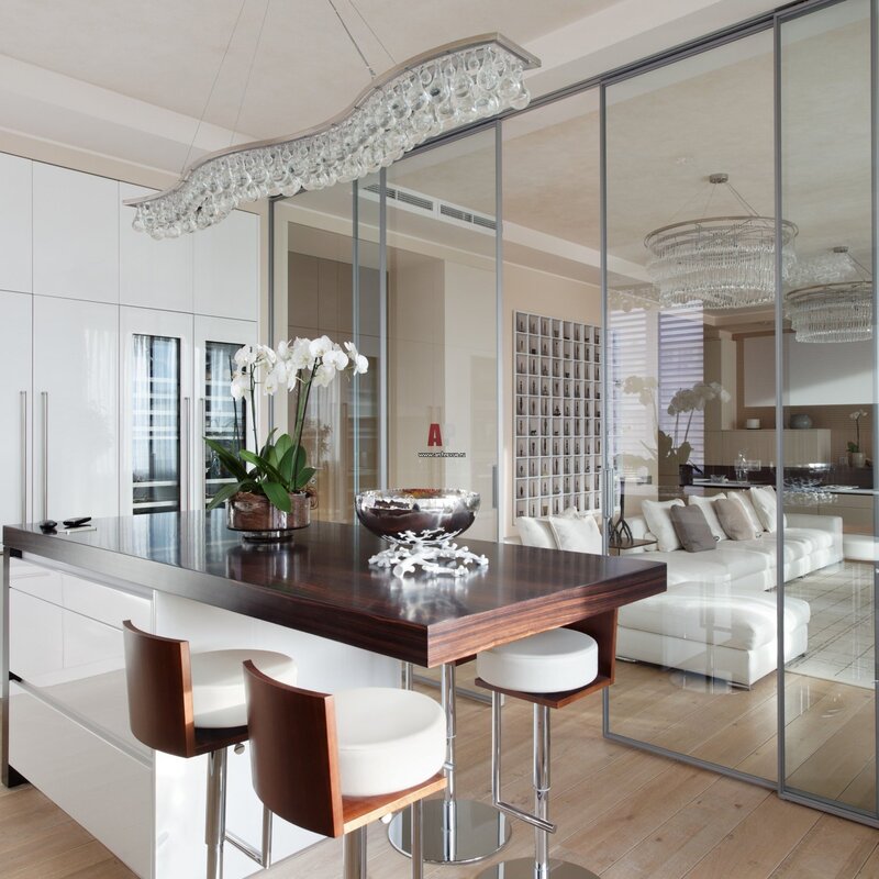 Glass kitchens