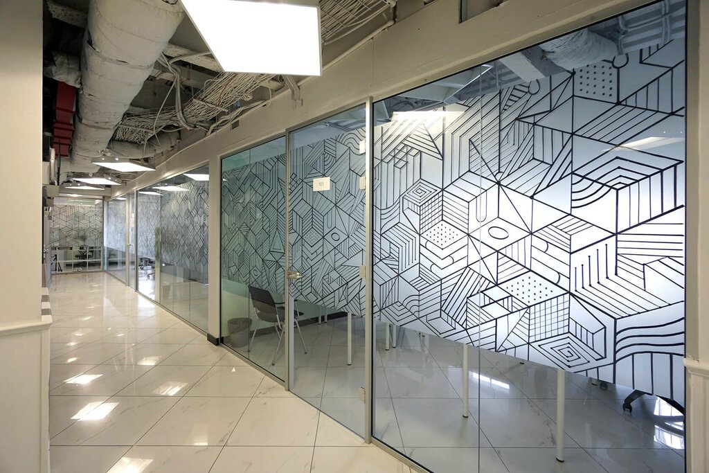 Glass panels for walls