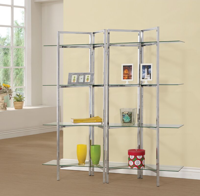 Glass shelving unit