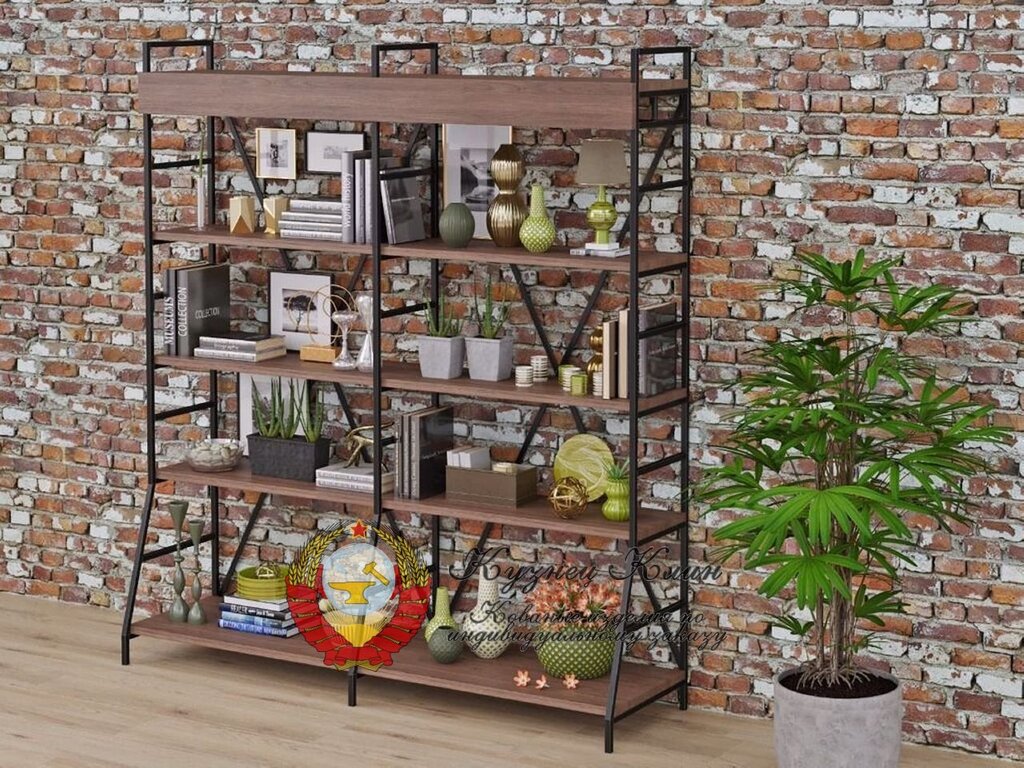 Loft shelving unit with drawers 29 фото