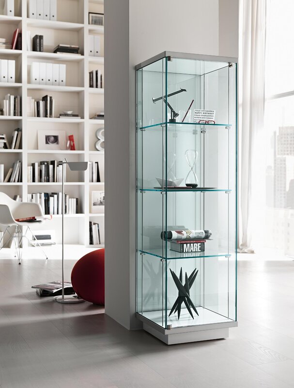 Glass shelving unit for the home