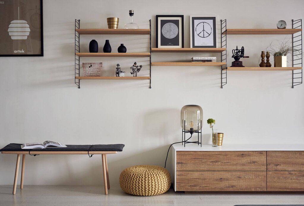 Scandinavian style shelving unit 33 фото