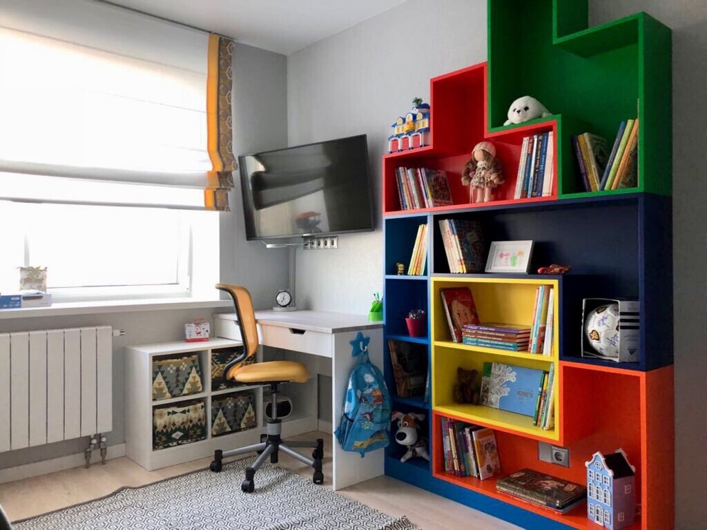 Shelving for a children's library