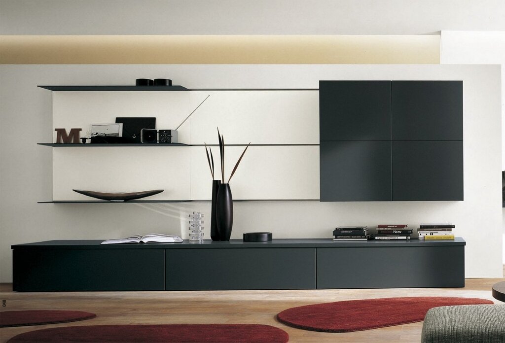 Wall unit for the living room in Minimalist style