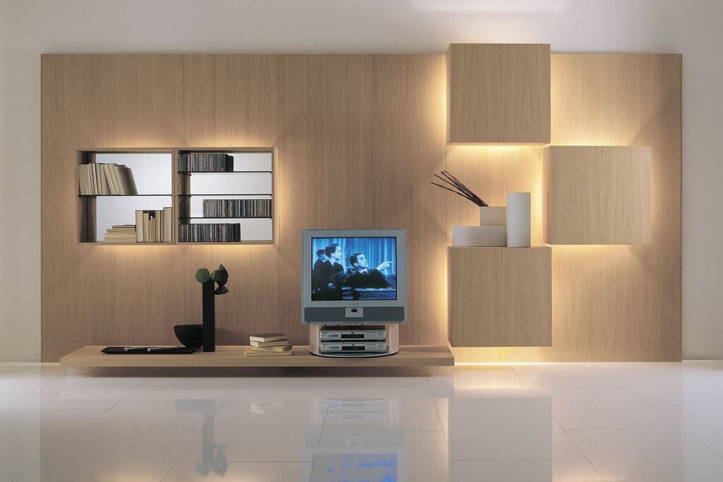 Minimalist wall unit