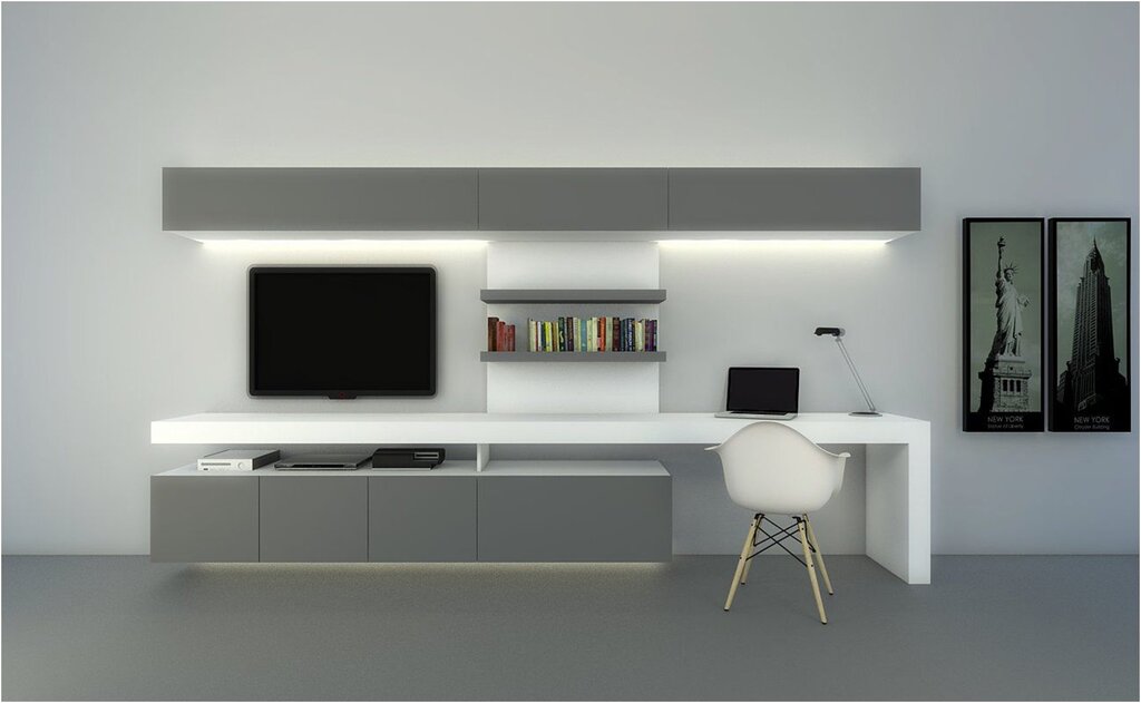 TV stand in Minimalist style 9 фото