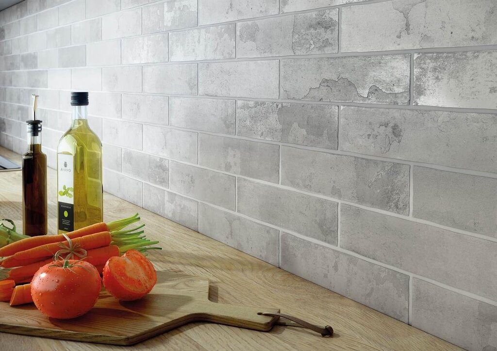 Subway tile wall panel