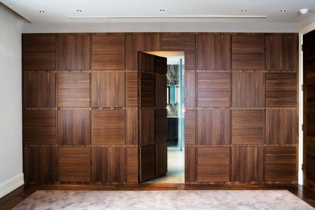 Solid wood wall panels