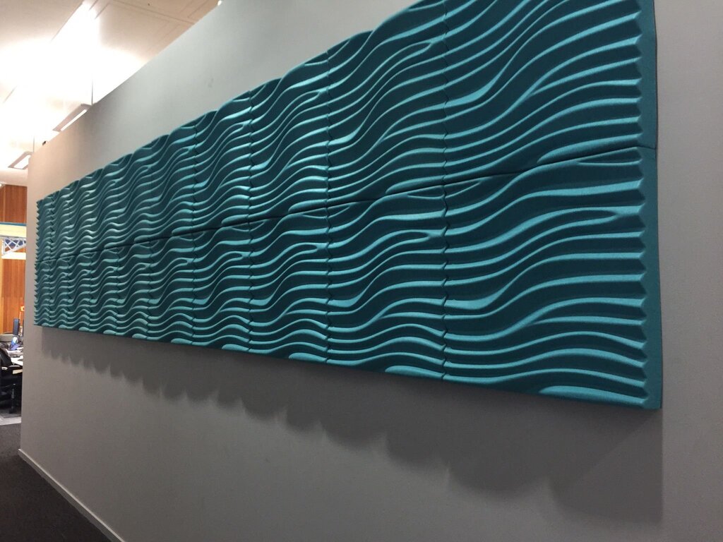 Wave wall panels