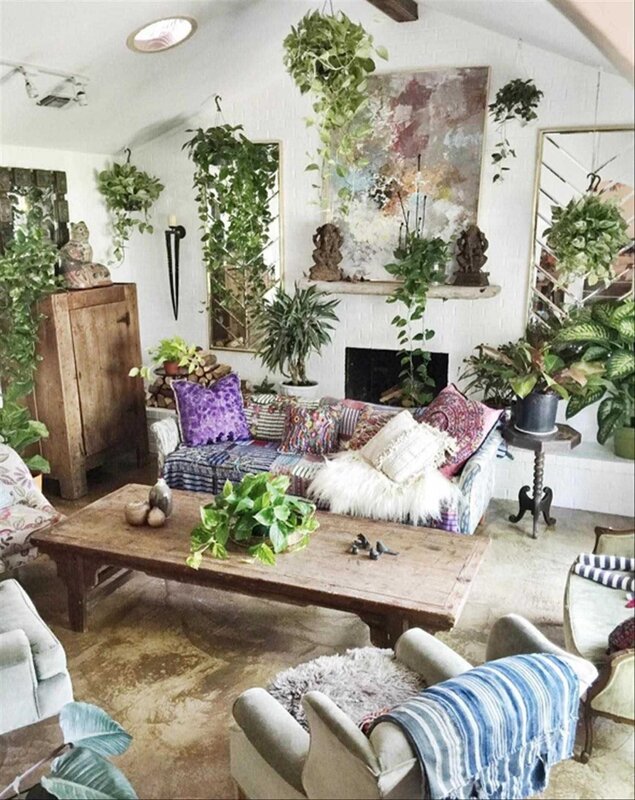 Boho style in interior design