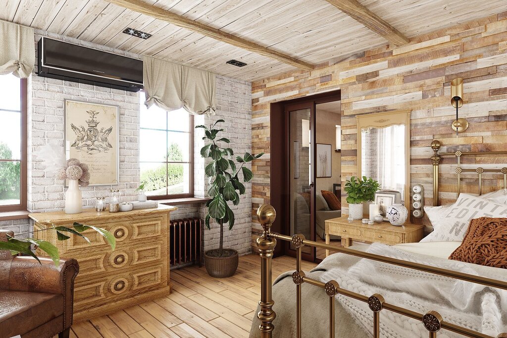 Country style in apartment interior